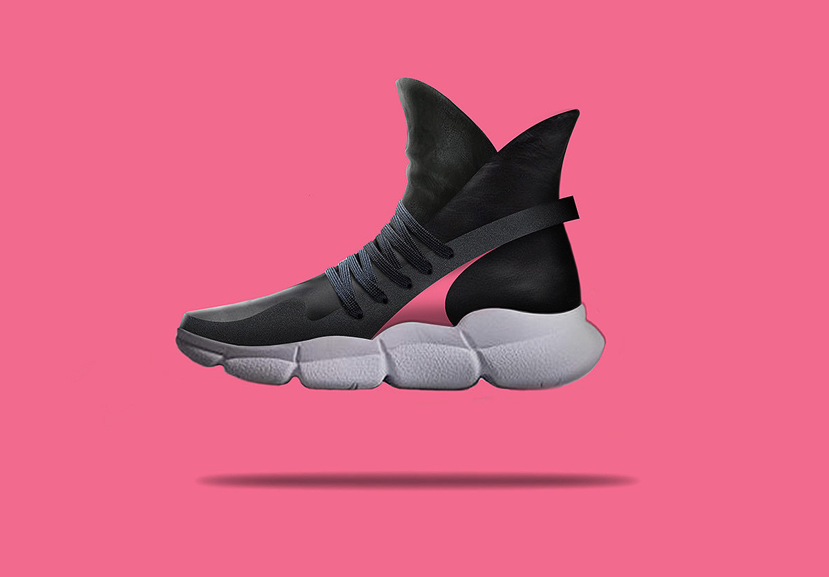 two-dimensional，Shoe design，magazine，