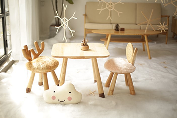 furniture design ，bionics，deer，Small bench，Children bed，bedside cupboard，pocket watch，Cute and interesting，