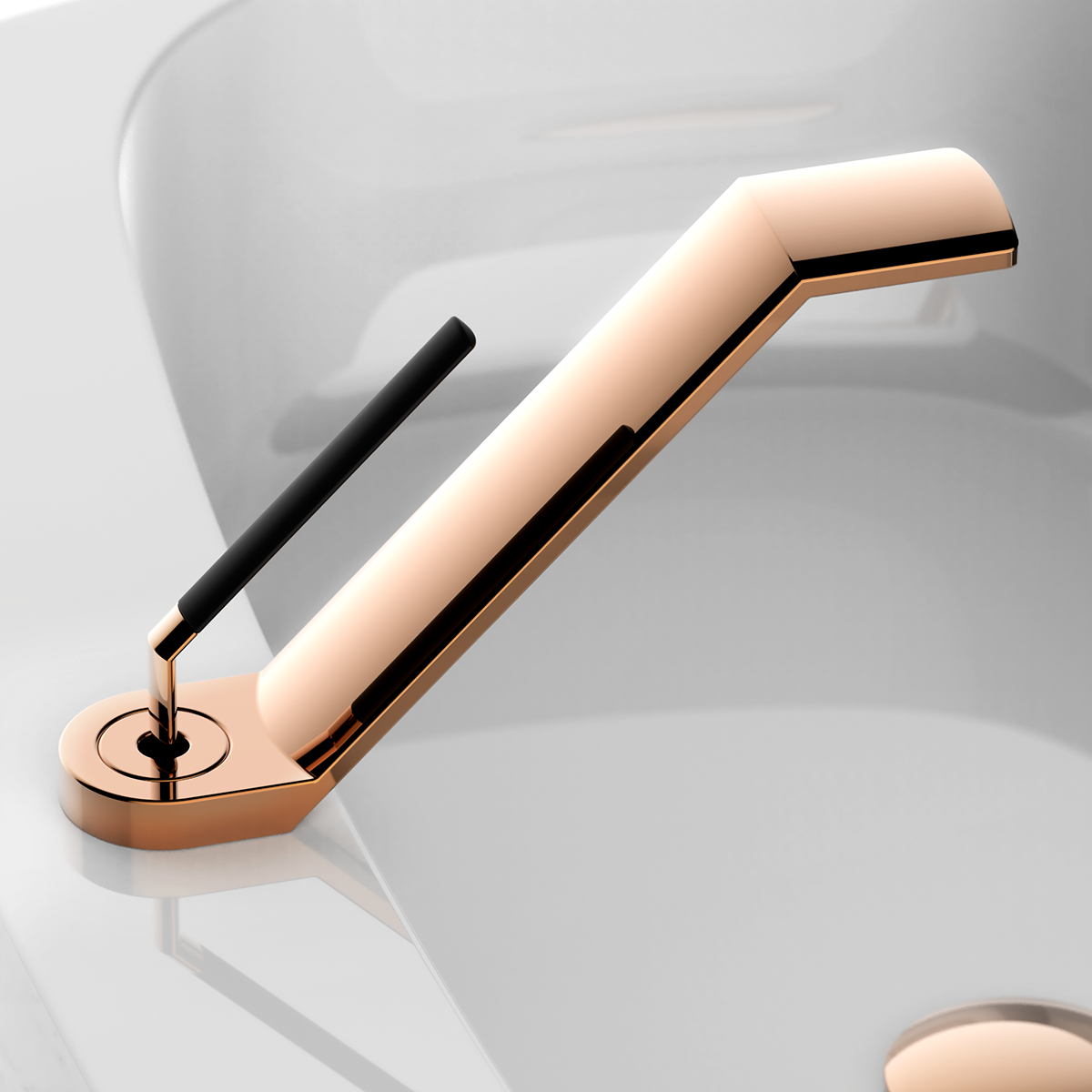 product design，Minimalism，Metal，water tap，