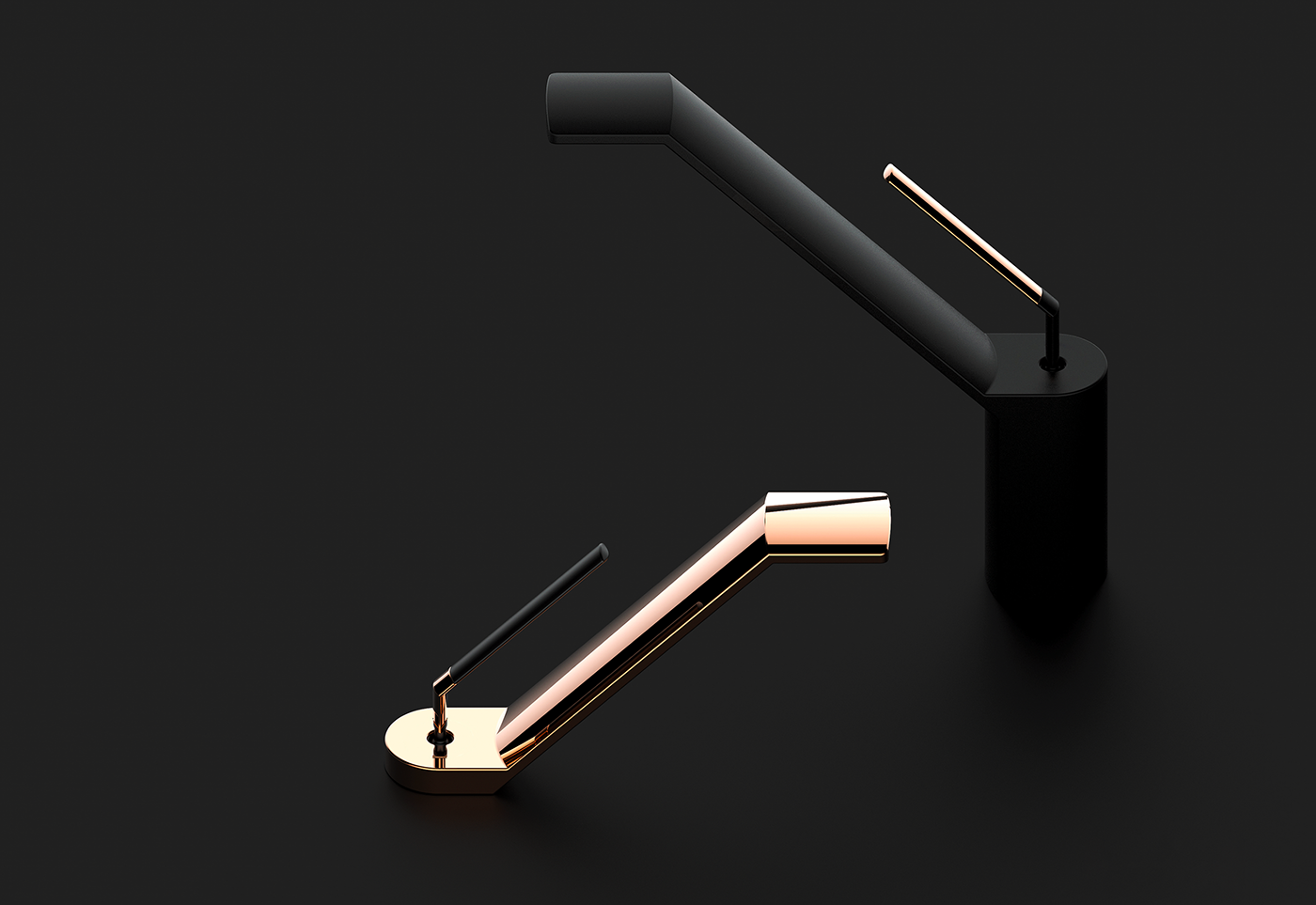 product design，Minimalism，Metal，water tap，