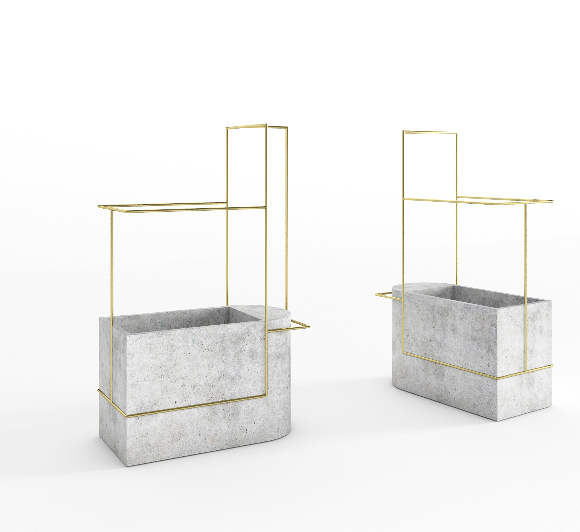 product design，Flowerpot，texture of material，