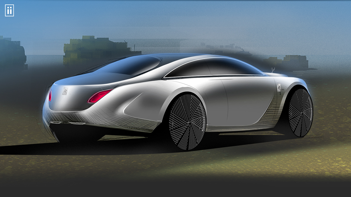 industrial design，works，automobile，Hand drawn，