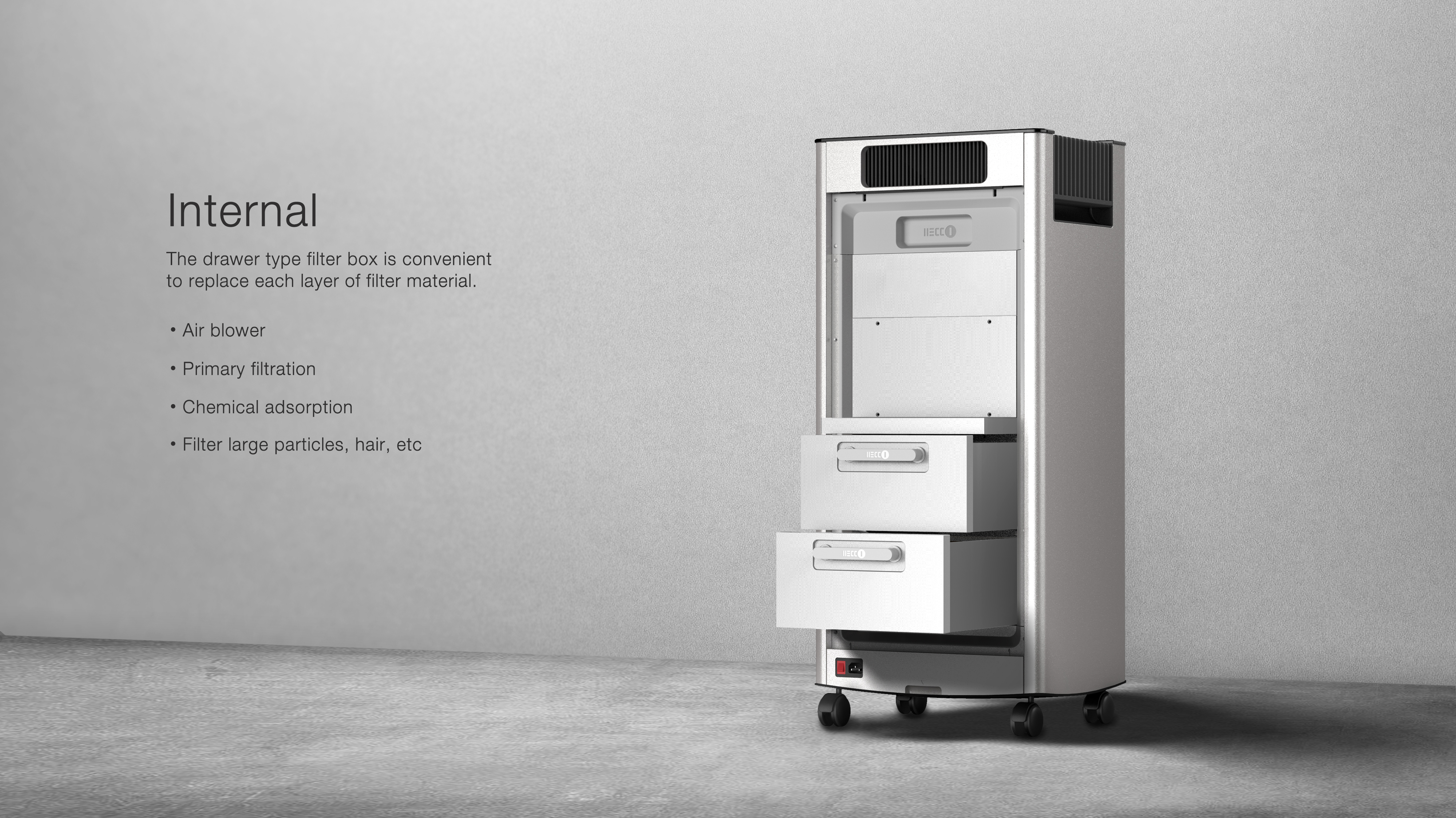 air cleaner，Gas phase purifier，AISI，