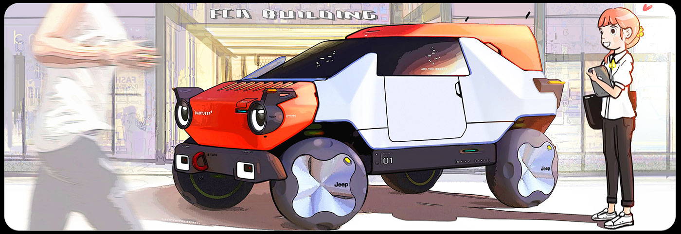 jeep，vehicle，automobile，Baby Jeep，