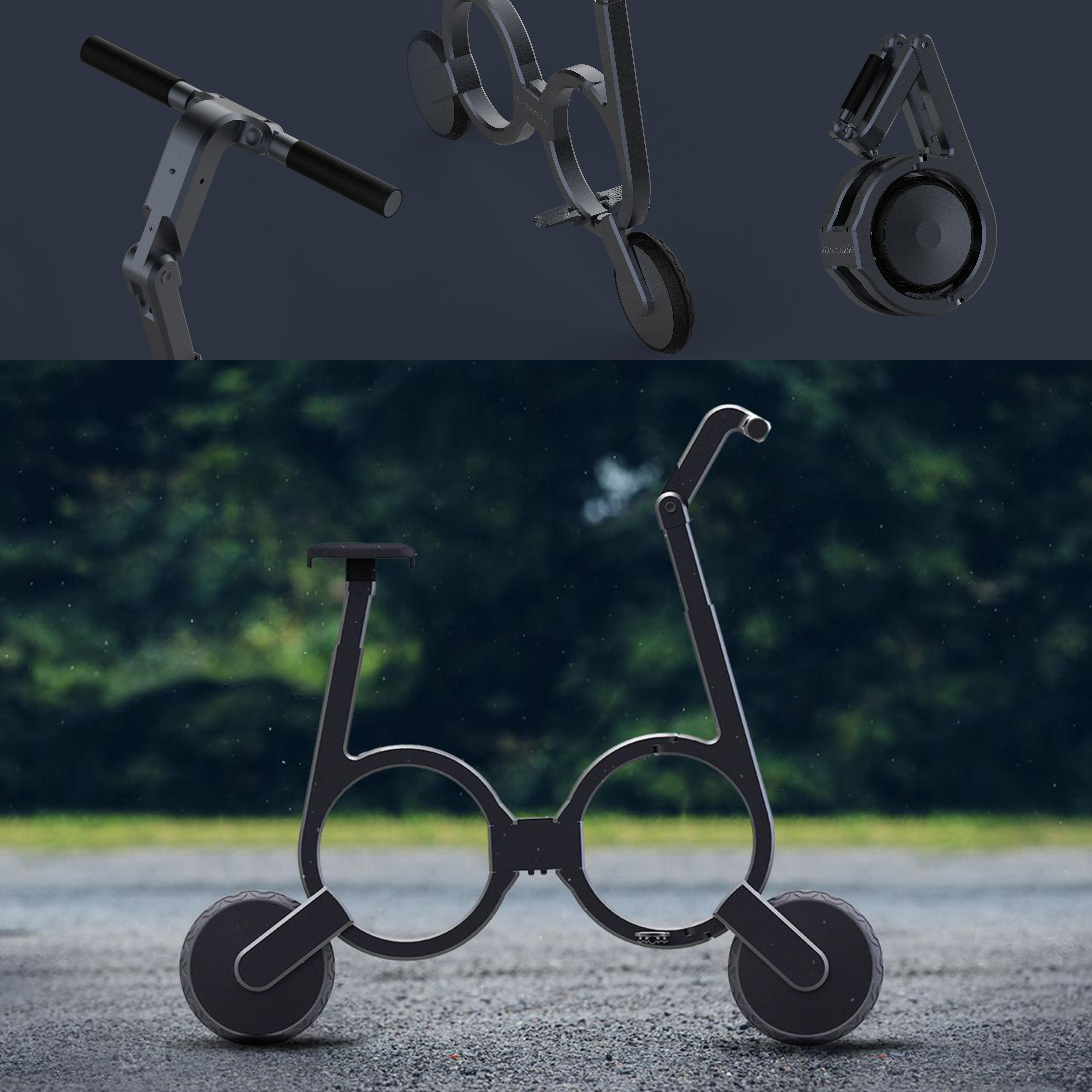 impossiblebike智能折叠电动车