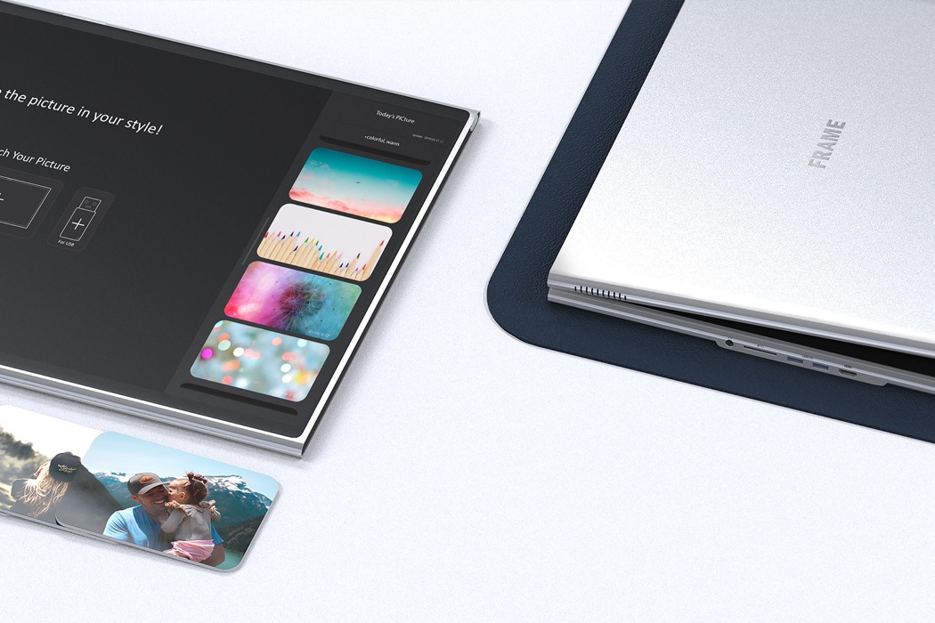 Notebook computer，Folding notebook，Digital，frame，