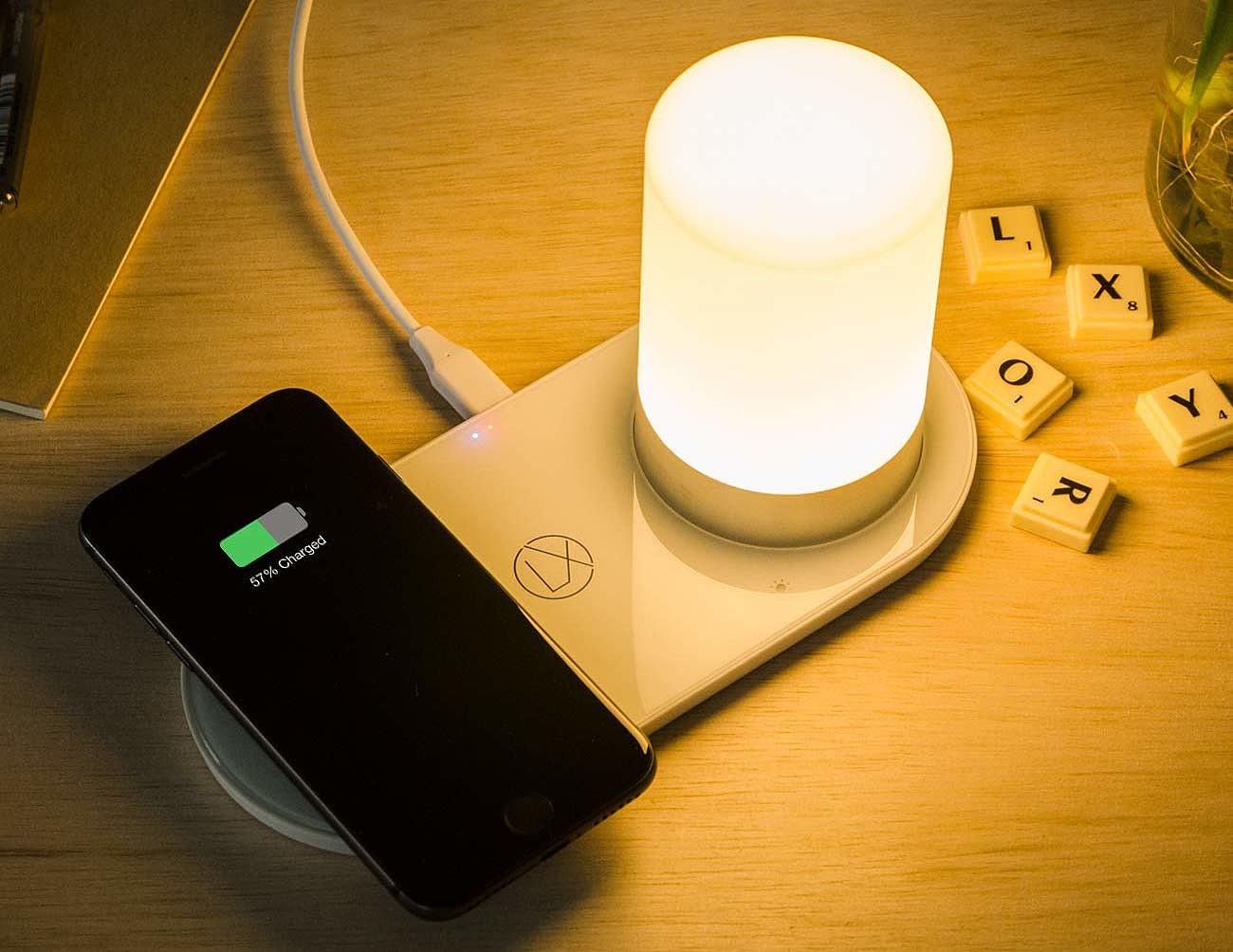 Digital，Desk lamp，wireless charger ，LXORY，