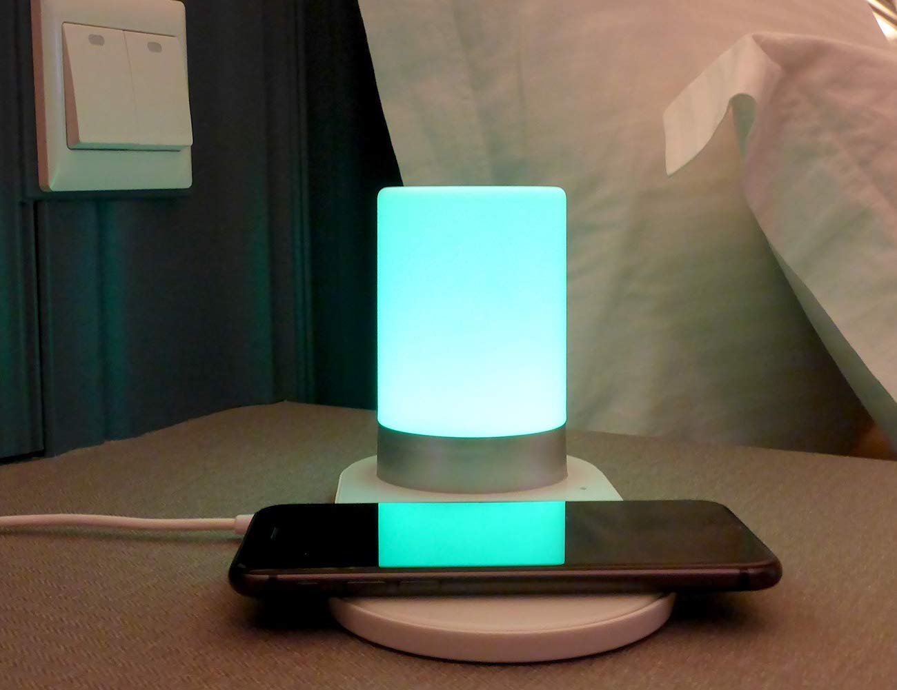 Digital，Desk lamp，wireless charger ，LXORY，