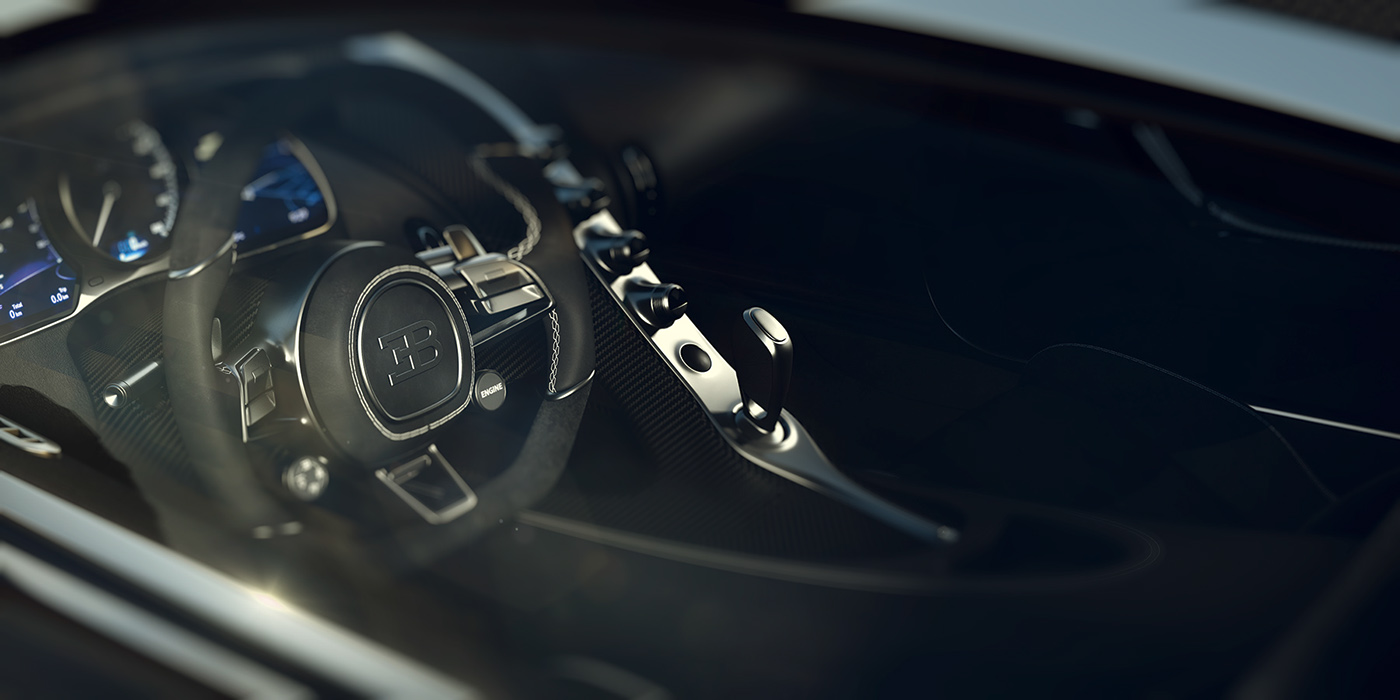 Cool black，Bugatti，automobile，