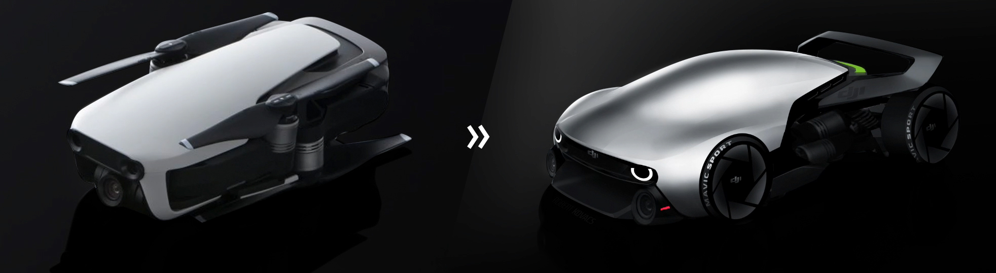 Aerial photography，fold，Mavic Air，dji ，