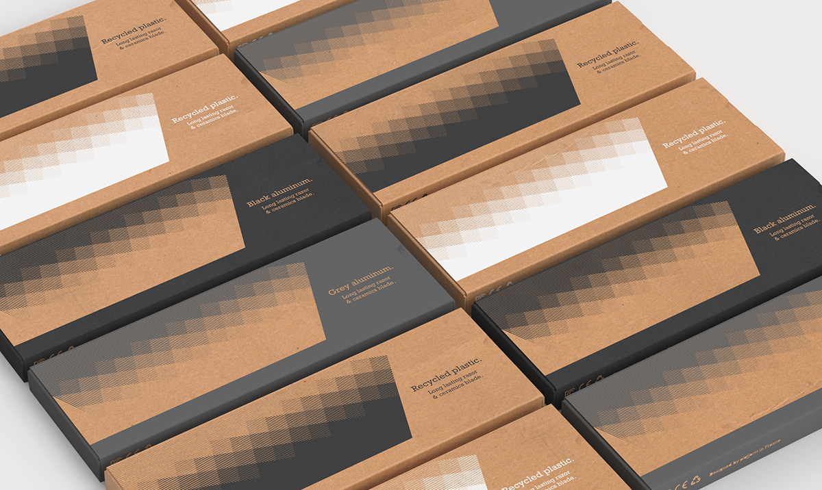 razor，sustainable，Minimalist design ，