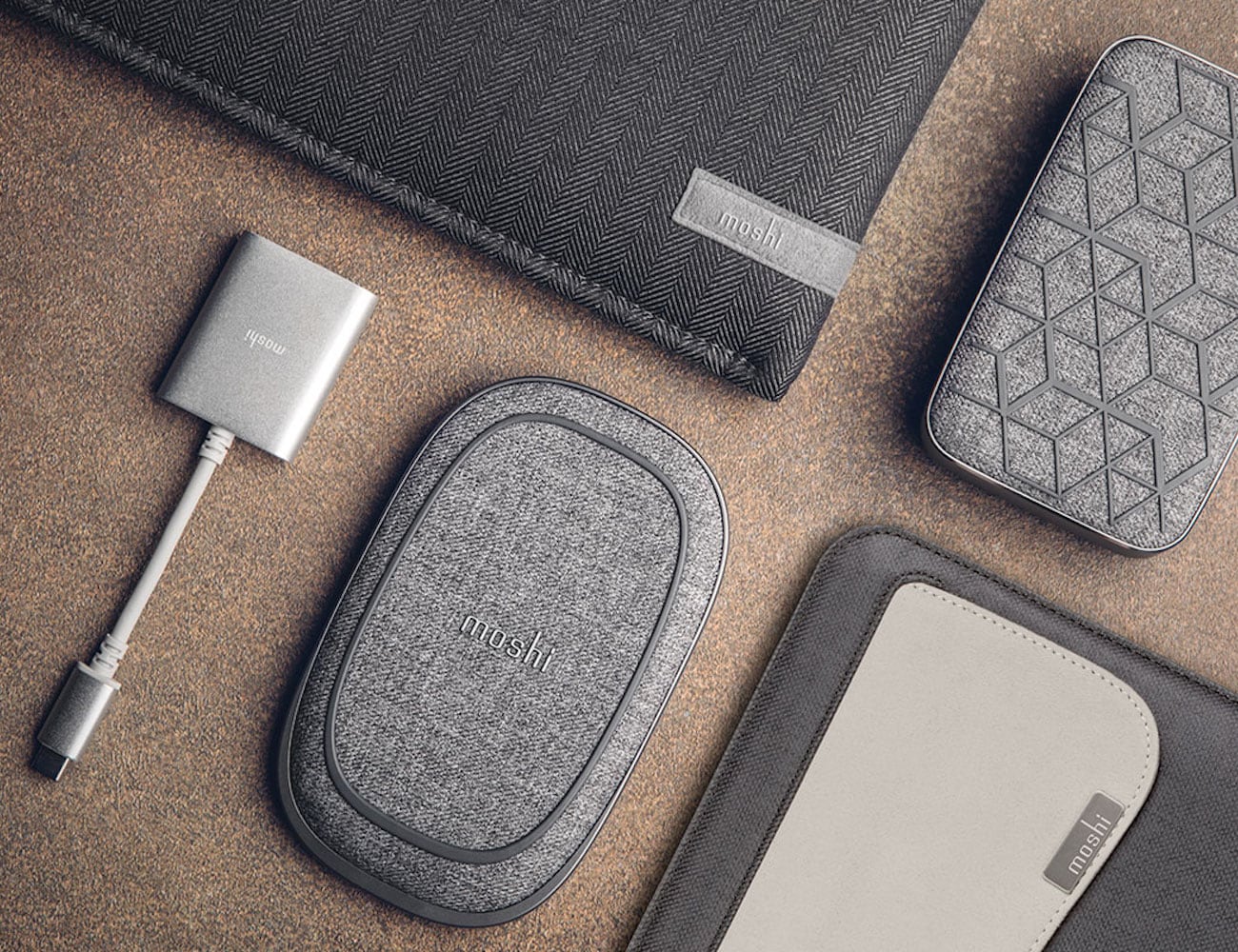 texture of material，fashion，portable，wireless charger ，