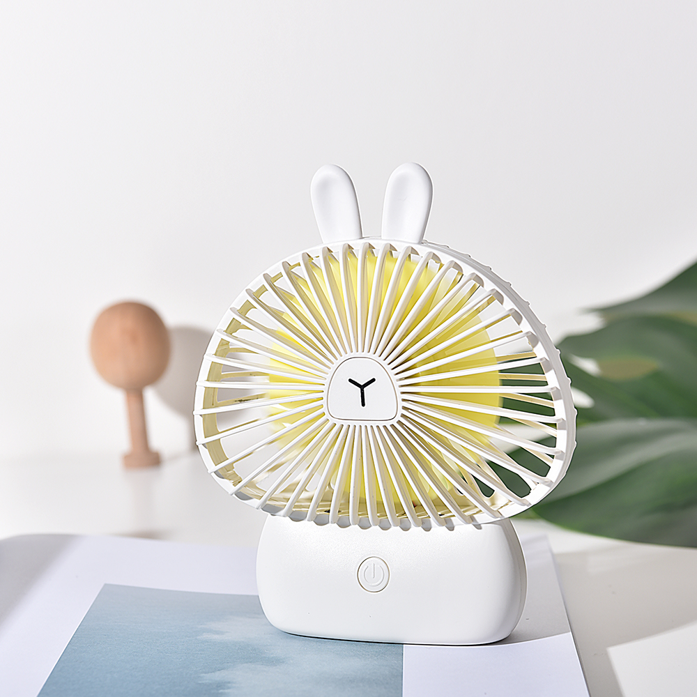 Fan，Mushroom，Charging fan，lovely，rabbit，