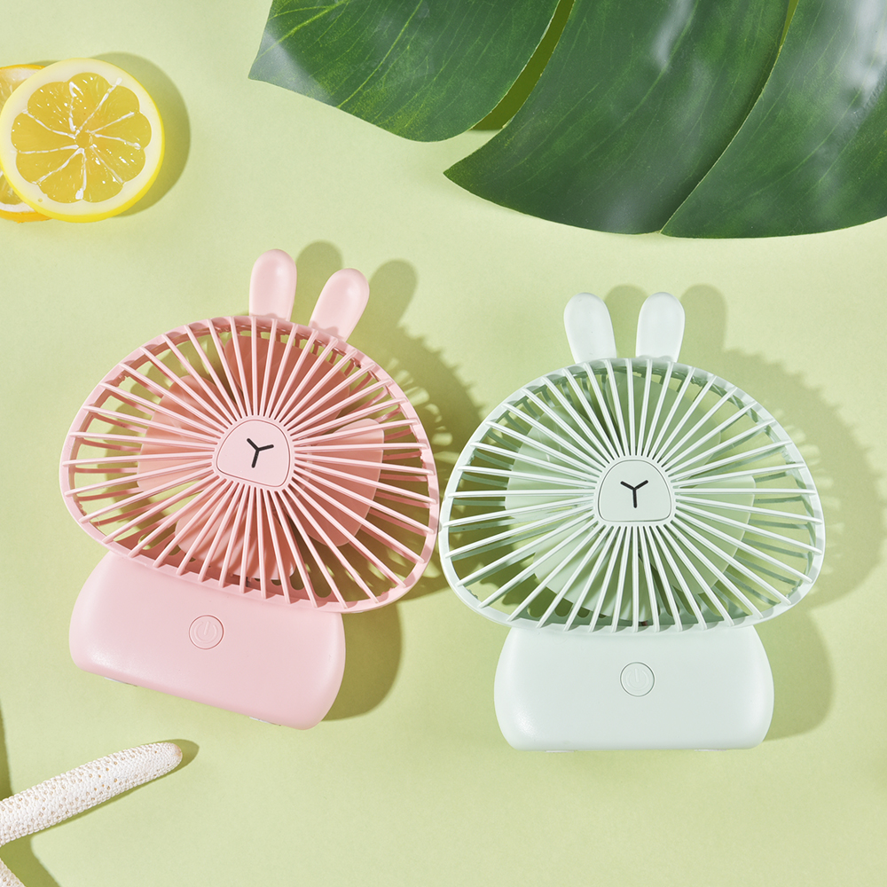 Fan，Mushroom，Charging fan，lovely，rabbit，