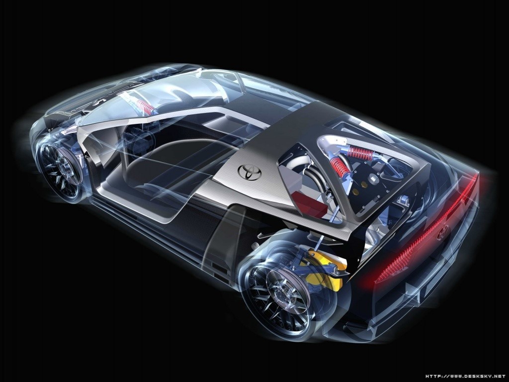 automobile，internal structure，Perspective view，vehicle，