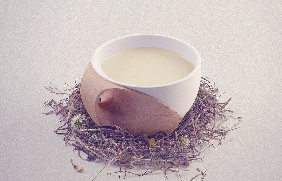 tableware，glass，Ceramic cup，Shelly，