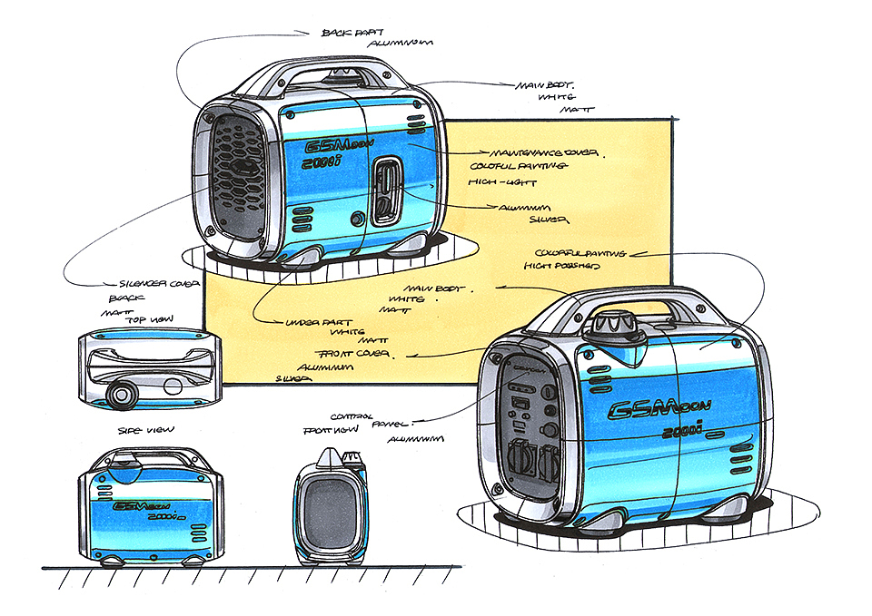 Digital，alternator，Appearance design，product design，industrial product，