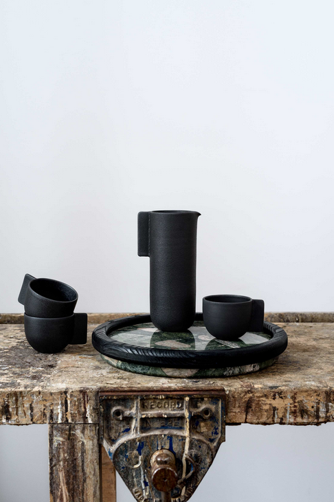 tea set，tea utensils，black，Quaint，Simplicity，life，esthetics，