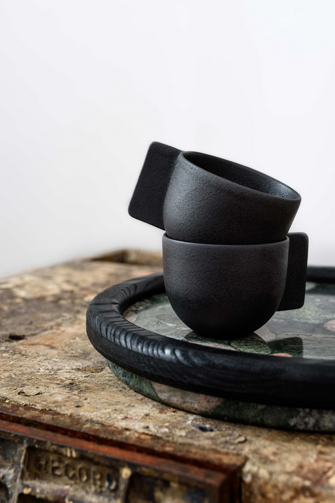 tea set，tea utensils，black，Quaint，Simplicity，life，esthetics，