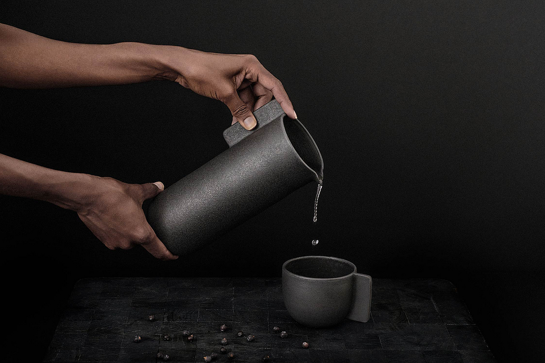 tea set，tea utensils，black，Quaint，Simplicity，life，esthetics，