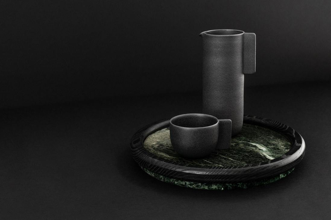 tea set，tea utensils，black，Quaint，Simplicity，life，esthetics，