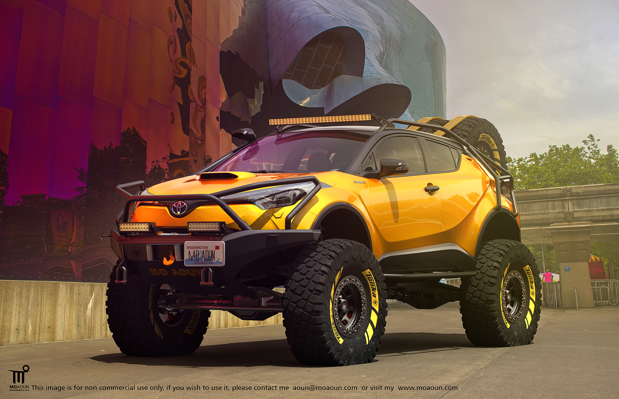 a tough guy，locomotive，heavy，jeep，