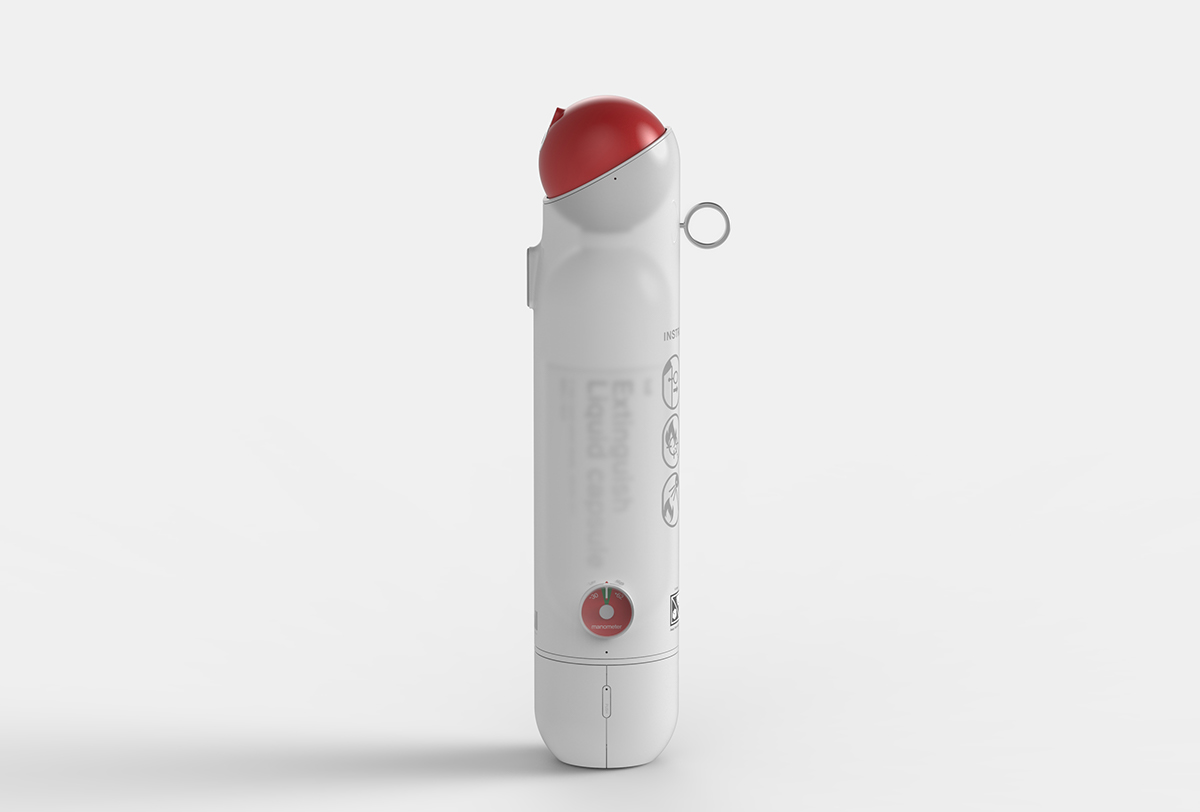 Fire Extinguisher，Fire extinguishing tools，product design，ball，