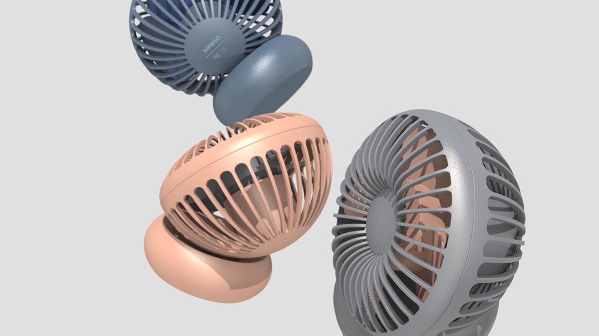 SCREEN，product design，Mini，small home appliances，Fan，