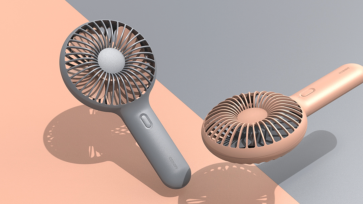 SCREEN，product design，Mini，small home appliances，Fan，