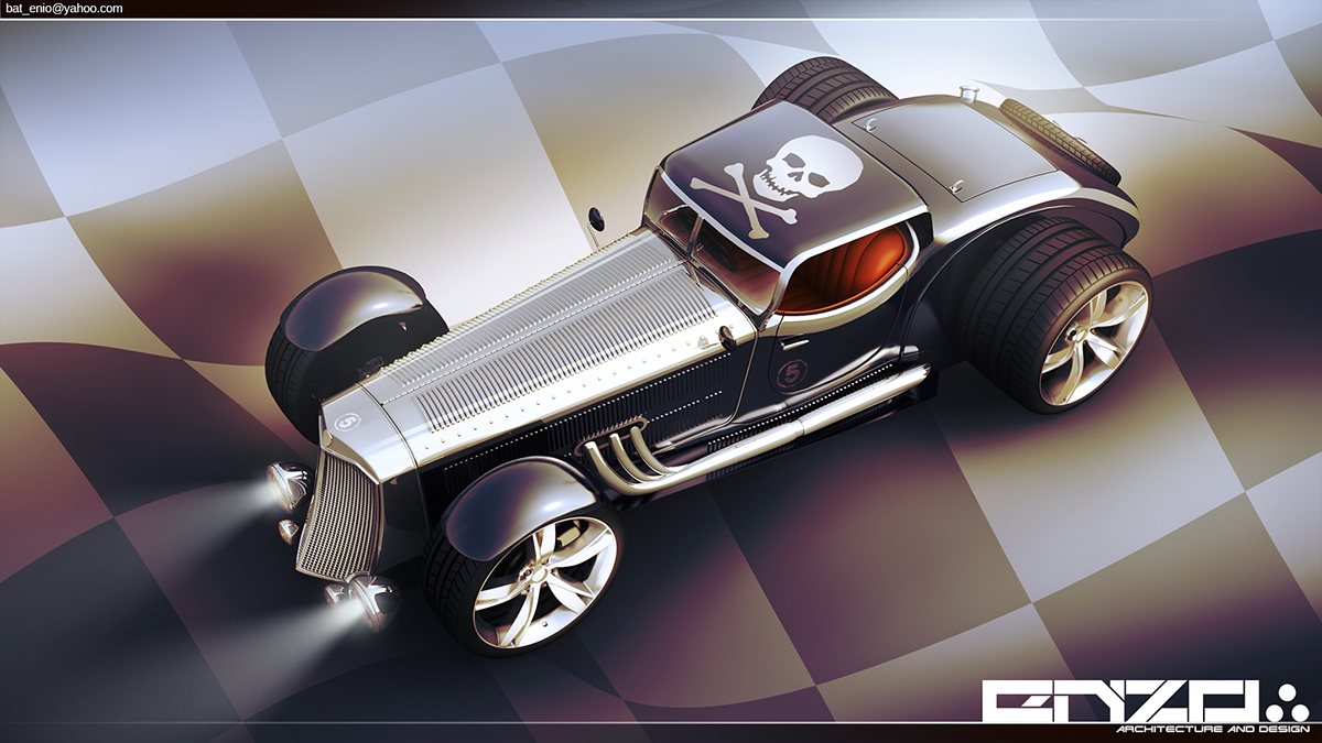 Automobile refitting，vehicle，automobile，Hot rod，