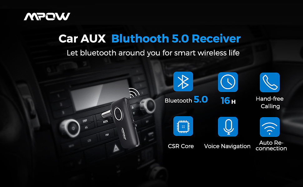 Wireless Bluetooth receiver，