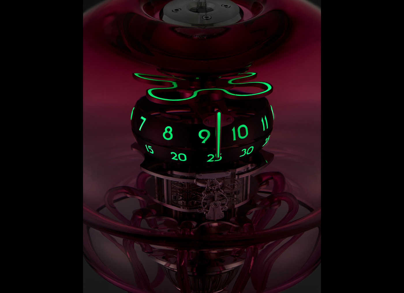 MB&F，Sword of 1839，Clock，clocks and watches，Bionics Design ，