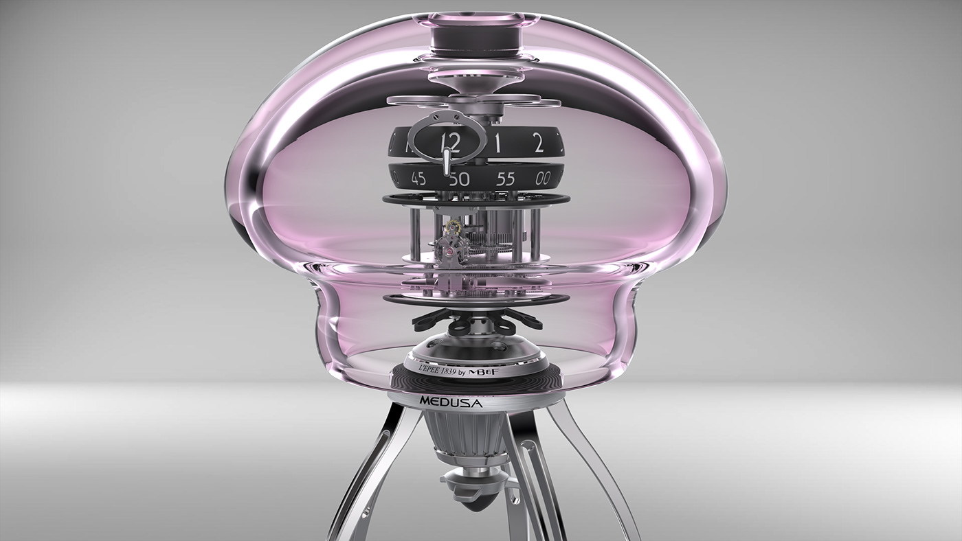 MB&F，Sword of 1839，Clock，clocks and watches，Bionics Design ，