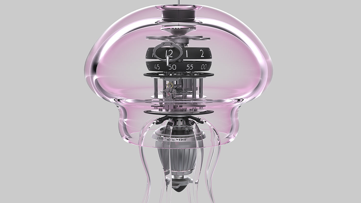 MB&F，Sword of 1839，Clock，clocks and watches，Bionics Design ，
