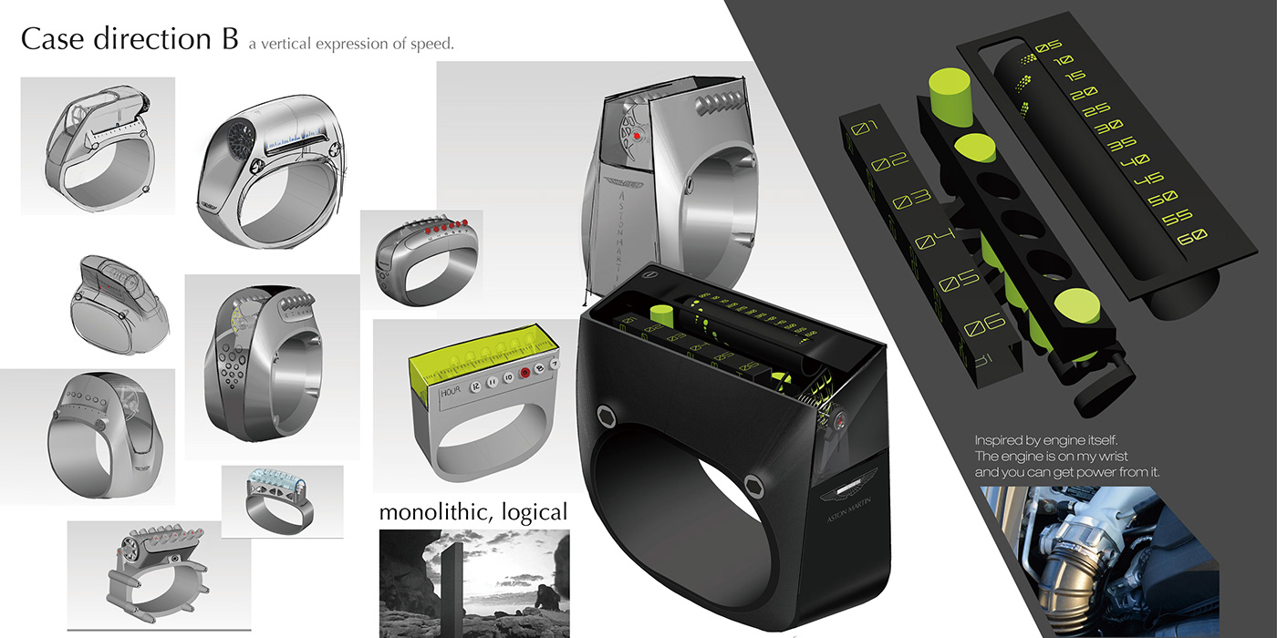 Wrist watch，surface，Clock，industrial design，product design，