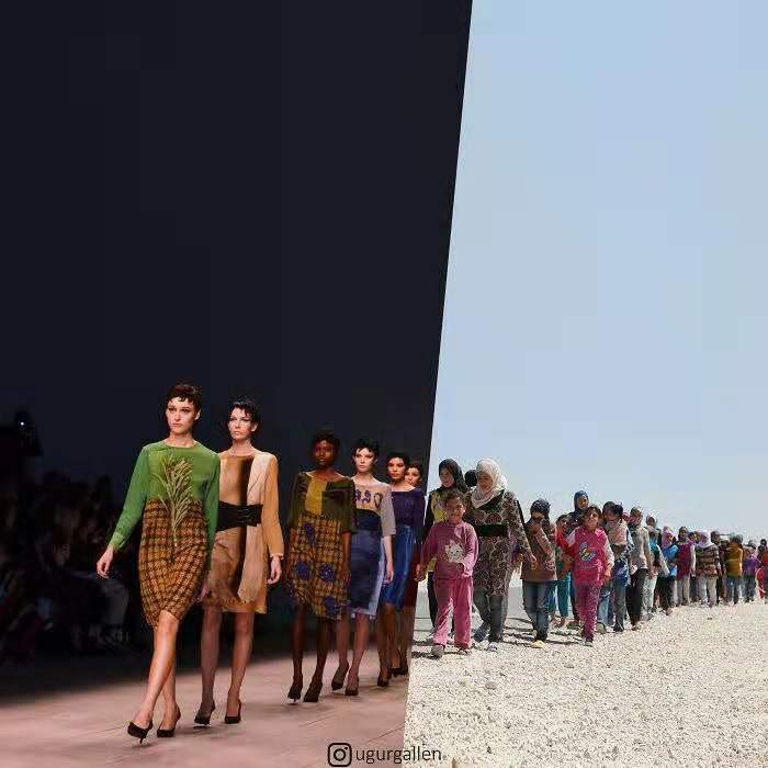 Photography，life，contrast，Collage，Warfare，suffering，