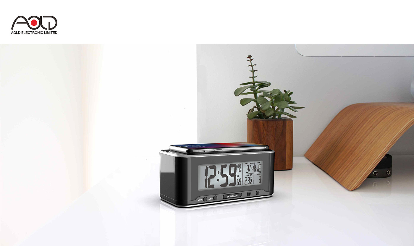 Wireless clock, charging, multifunction，