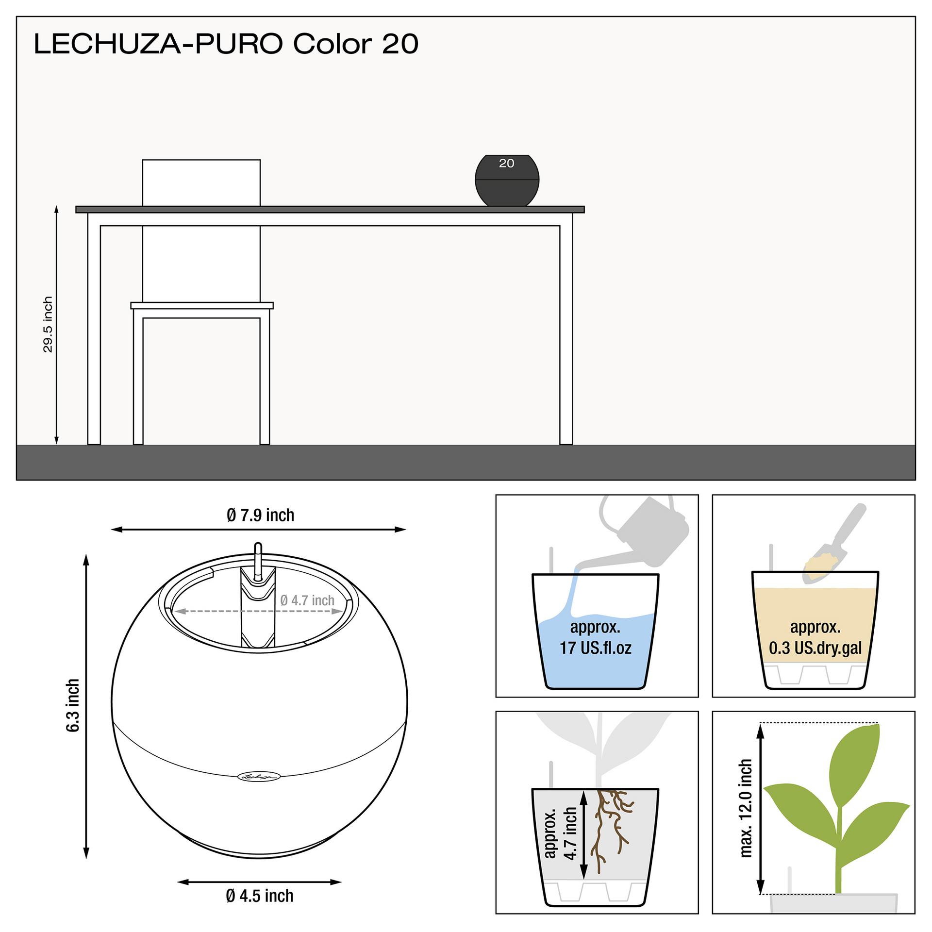 product design，industrial design，Grass green，white，grey，spherical，Flowerpot，