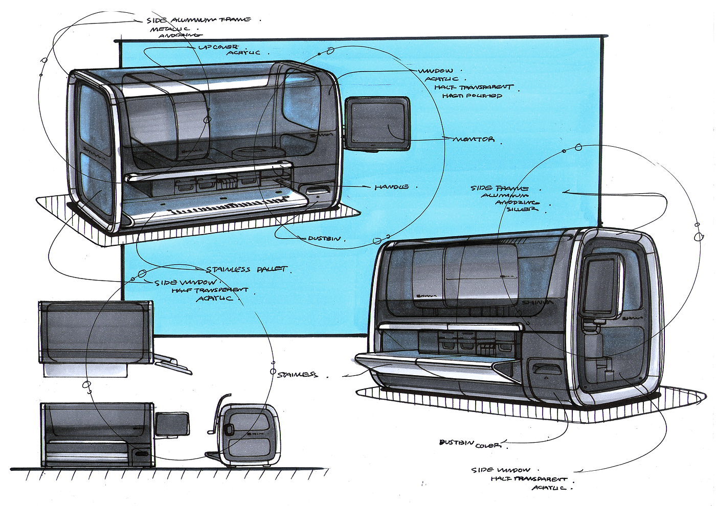 medical apparatus and instruments，Product appearance，Blood test，Appearance design，