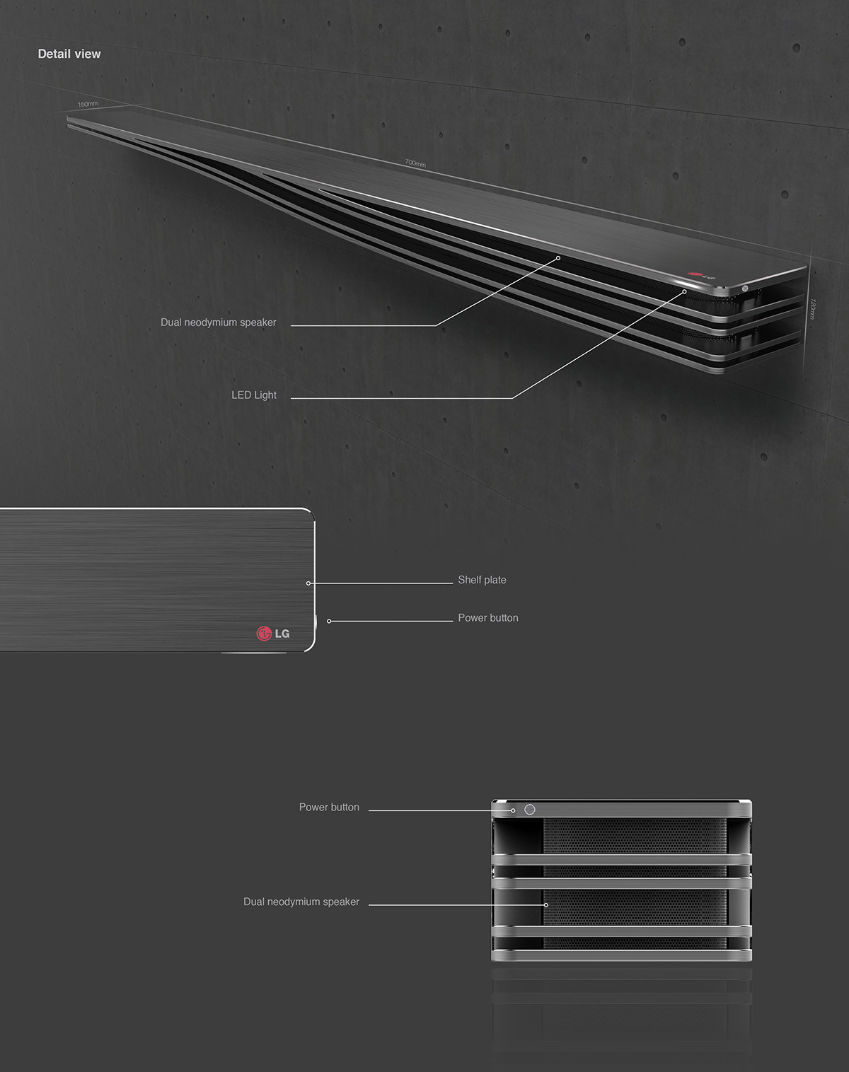 multi-function，a partition，Decorative board，Wall decoration，speaker，horn，