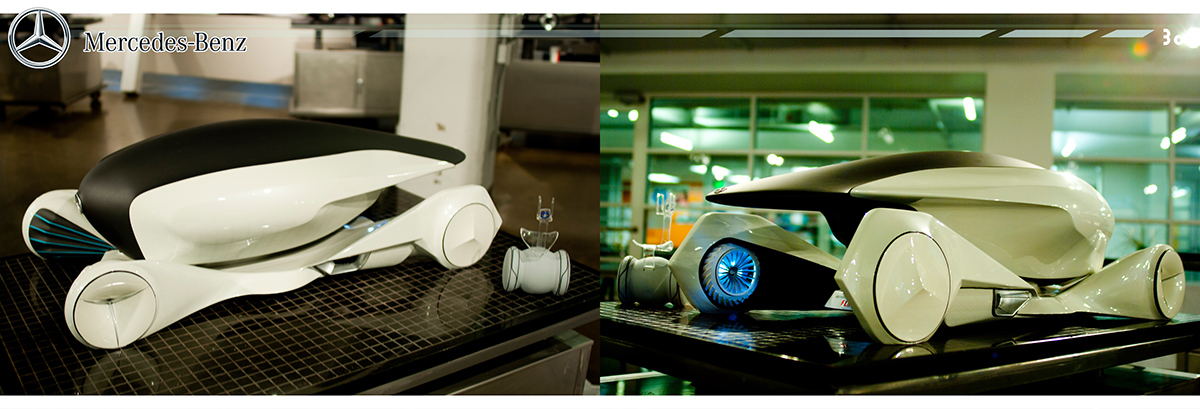 Mini car，Benz，Concept Car，Future traffic，