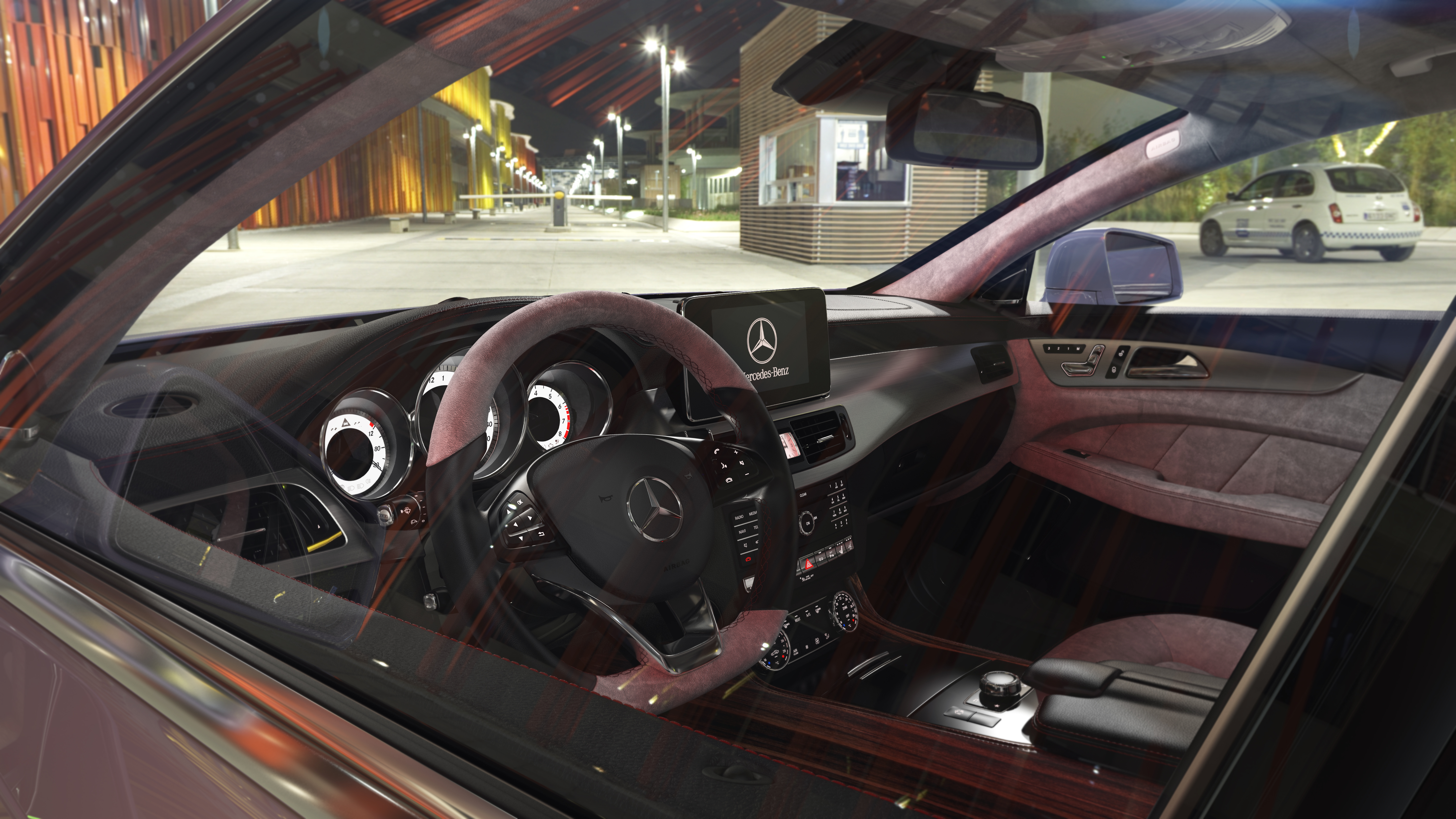 Inside is rendering，Car rendering，