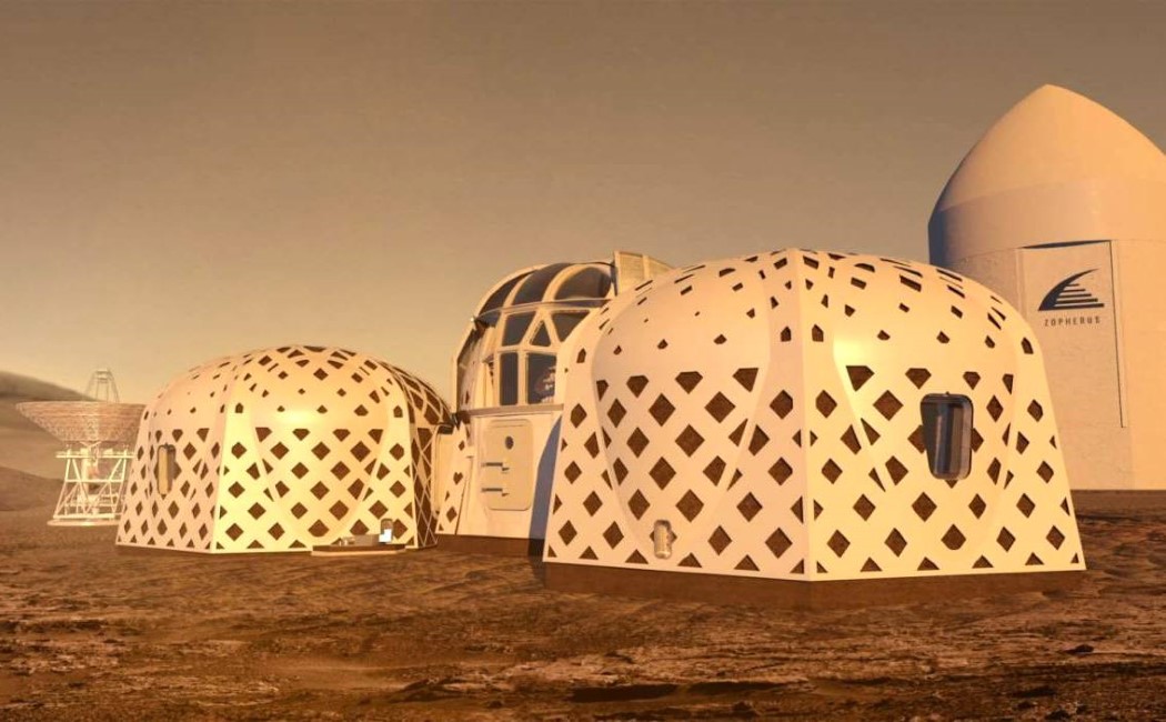 industrial design，Martian habitat，3D printing，nasa，