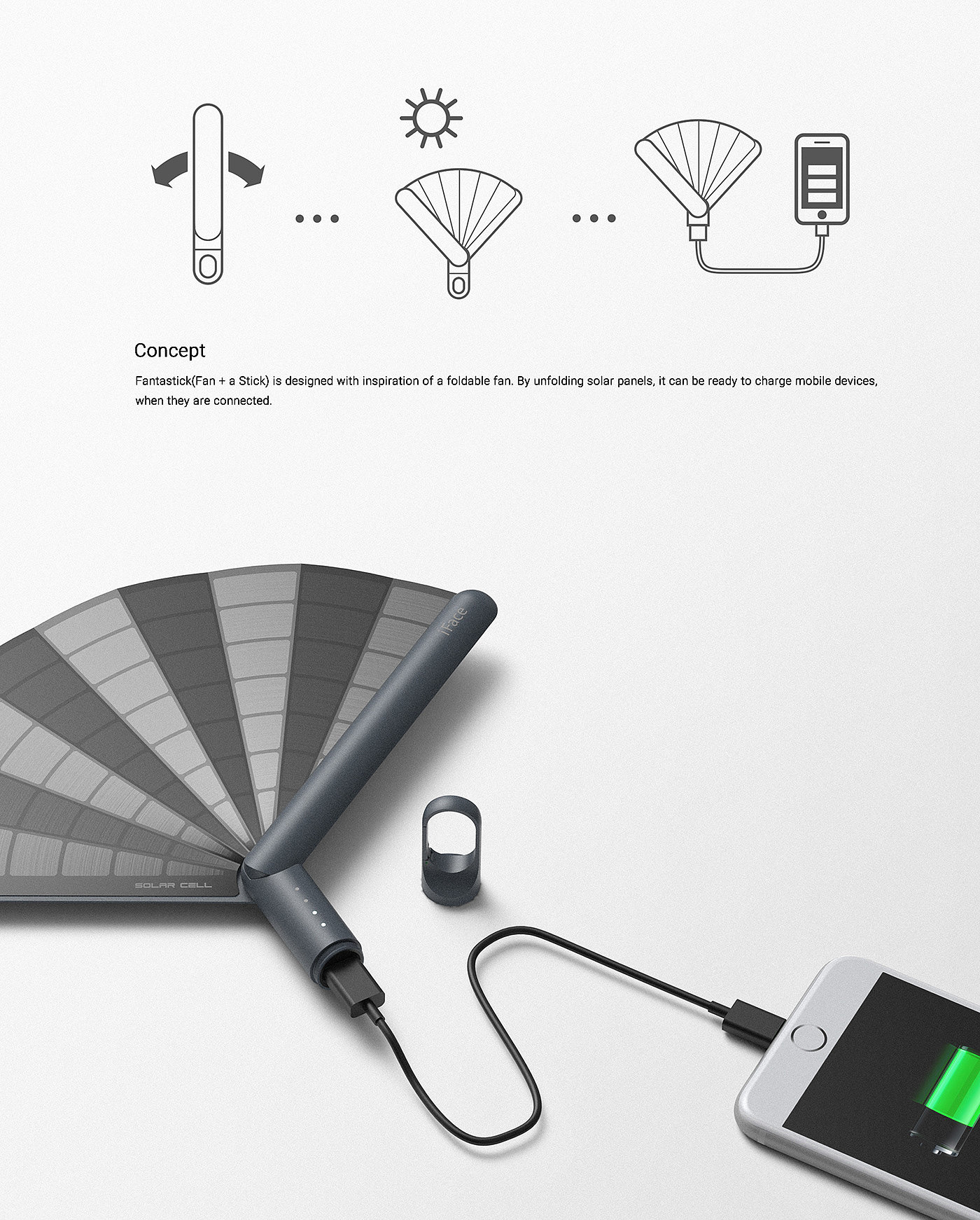 product design，Battery，solar energy，Fantastick，