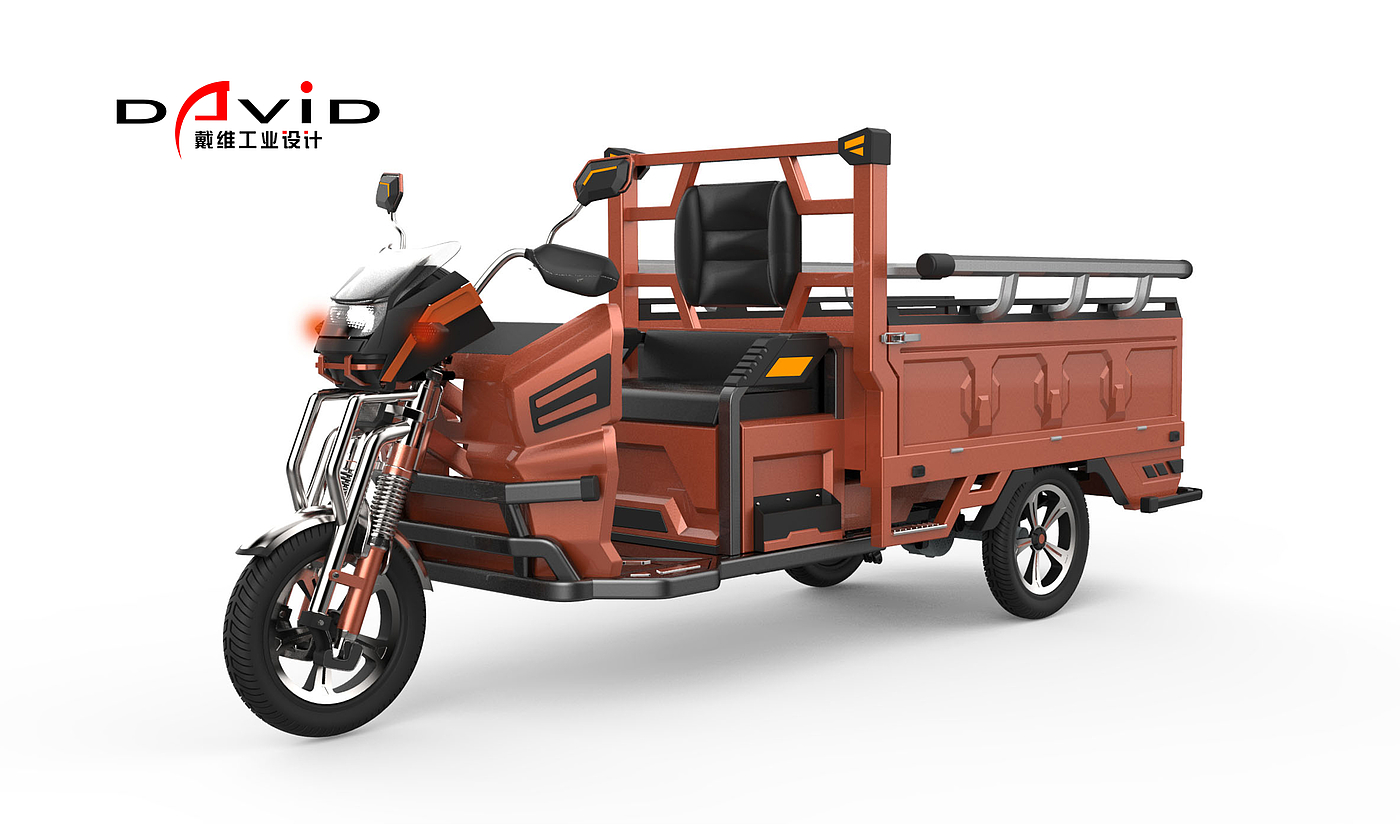 Tricycle，Three driving，truck，