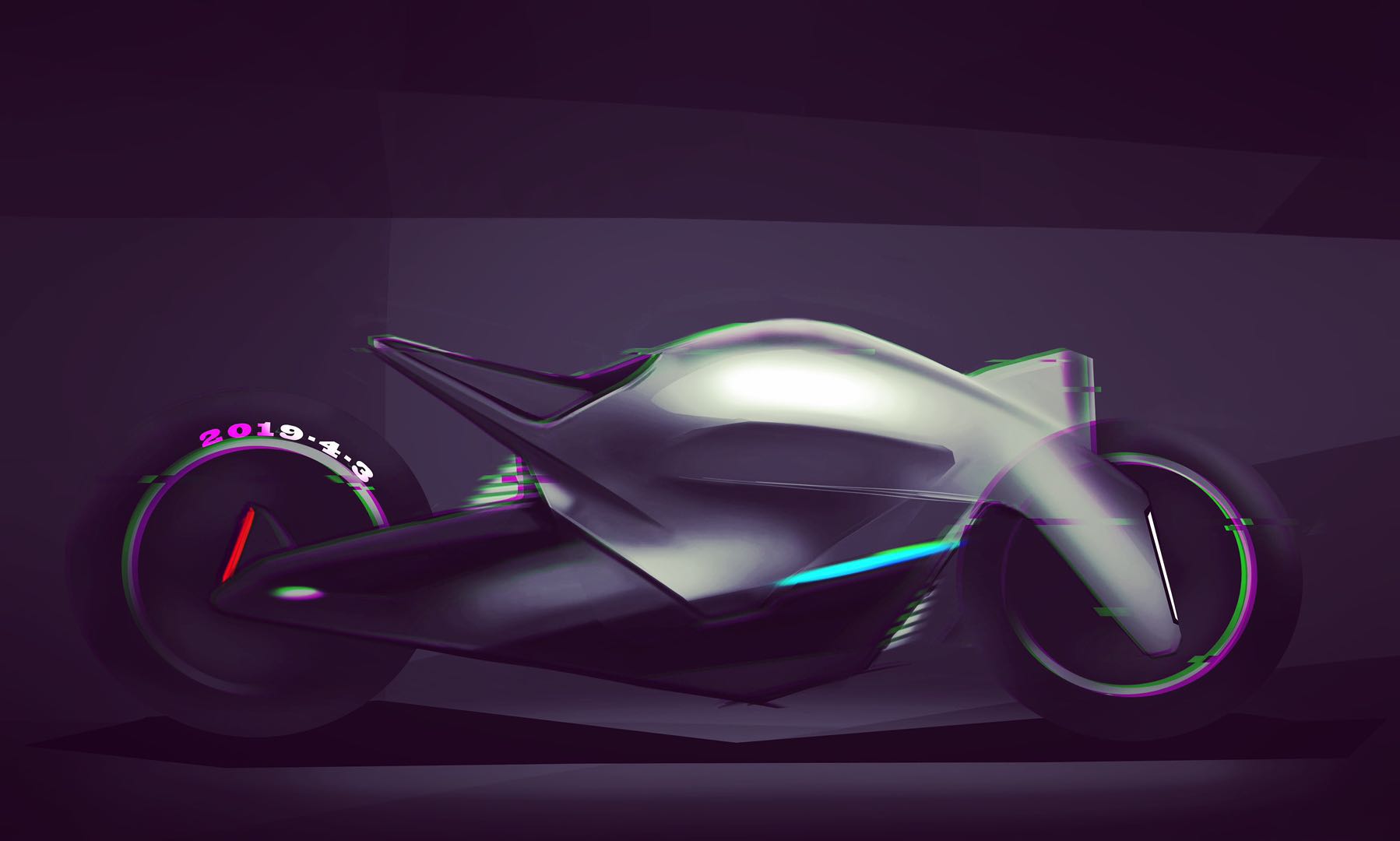 design sketch，sketch，Electric vehicle，motorcycle，