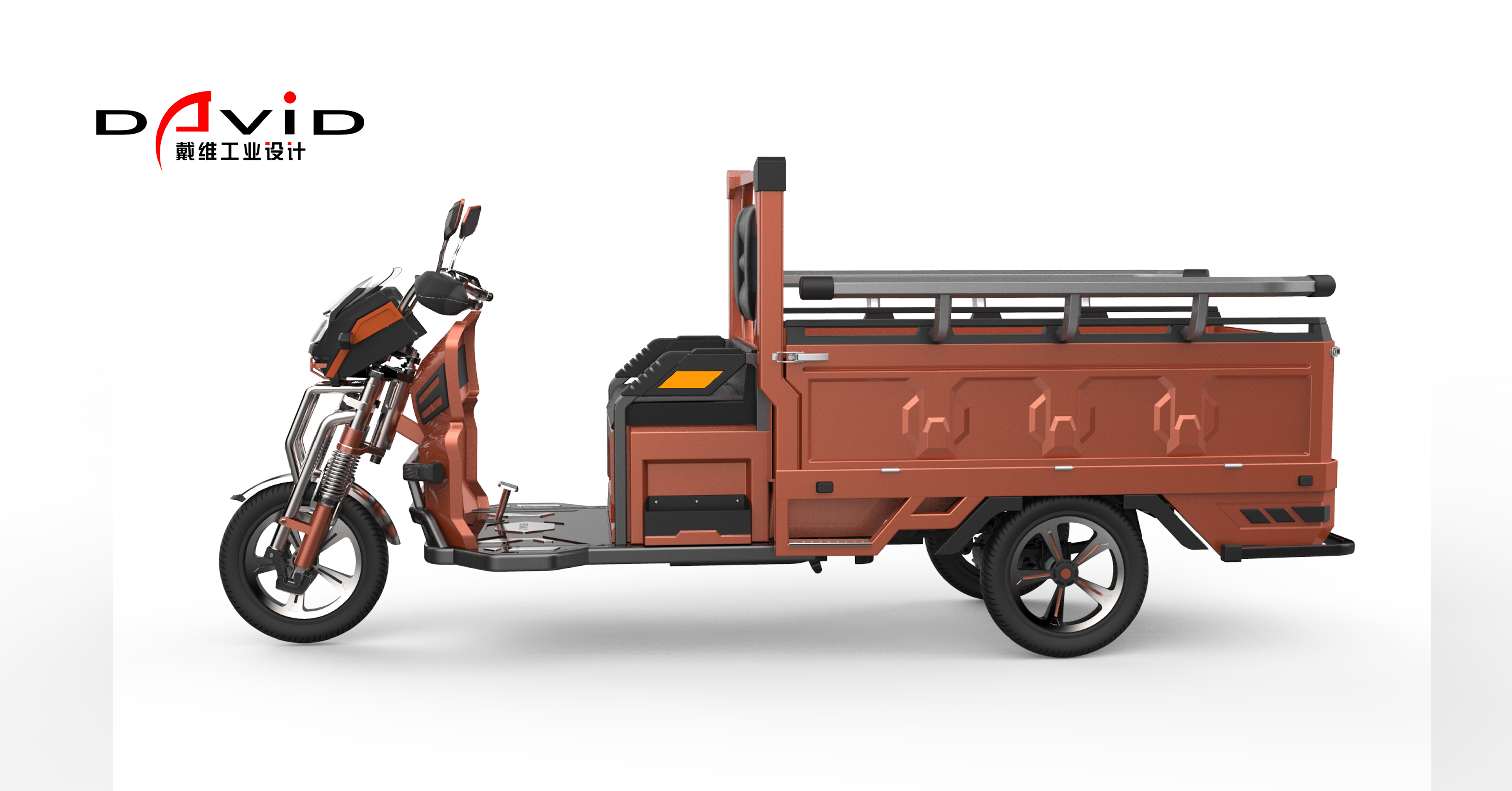 Tricycle，Three driving，truck，