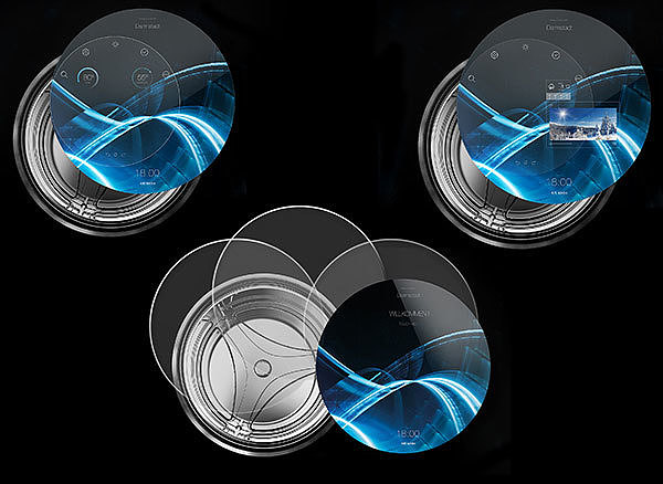 Washing machine，future，intelligence，dry，Household appliances，concept，