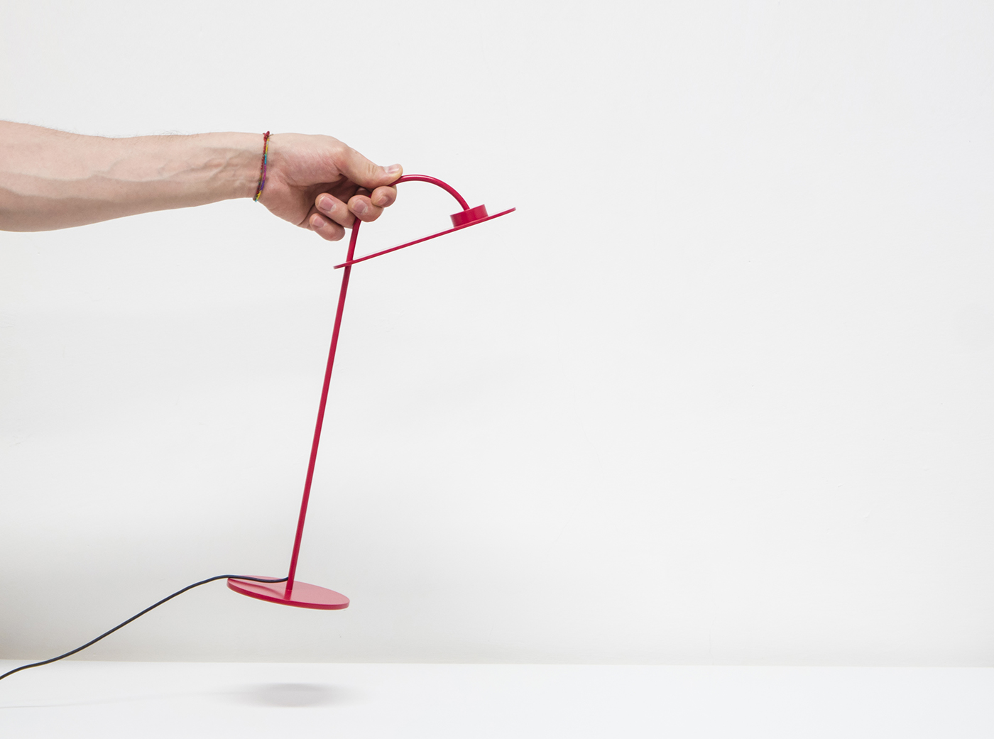 Metal，manual，LED desk lamp，