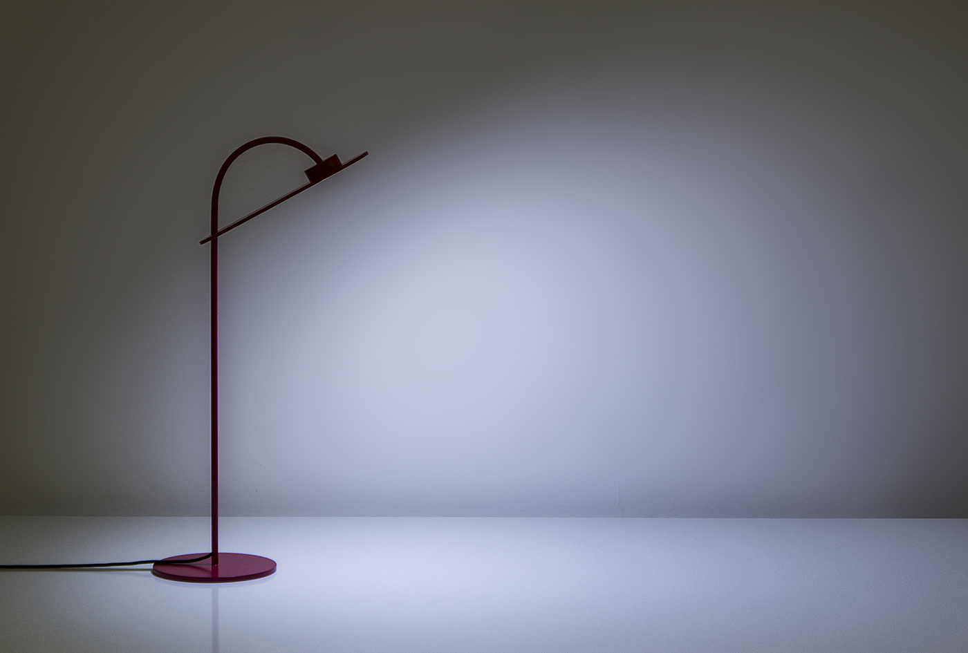Metal，manual，LED desk lamp，